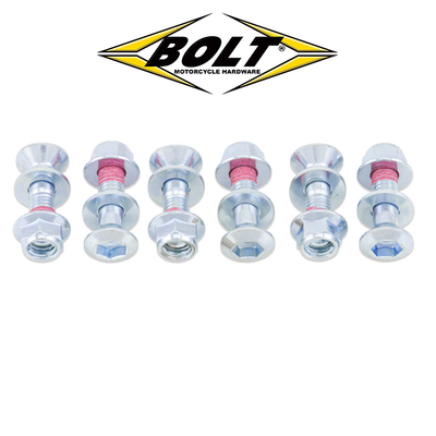 Hub Savers sprocket bolts. Replaces part numbers, Yamaha 90109-08078-00, 90109-081G1-00 Kawasaki 92150-1978, Suzuki 09120-08010, 09120-08017