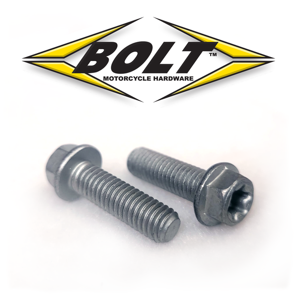 KTM, Husqvarna and Gas Gas M6X20 flange bolt. 8mm hex with TORX
