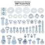 56 piece CRF Track Pack hardware contents Honda part numbers: 95701-08025-00, 90101-KZ3-J50, 96300-08025-00, 95701-08020-00, 90108-KA3-830, 96300-08018-00, 96001-06045-00, 96001-06045-07, 90020-GHB-750, 90021-GHB-750, 90103-MEN-A60, 90122-MEN-730, 90121-MEN-A70, 90102-MEN-710, 90113-MAC-780, 90004-GHB-600, 90101-KRN-730, 90126-MEN-A70, 96001-06025-00, 96001-06025-07, 90020-GHB-680, 90021-GHB-680, 90109-MEN-A70, 96001-06020-00, 96001-06020-07, 90020-GHB-660, 90021-GHB-660, 90022-MKE-A00, 96001-06016-00
