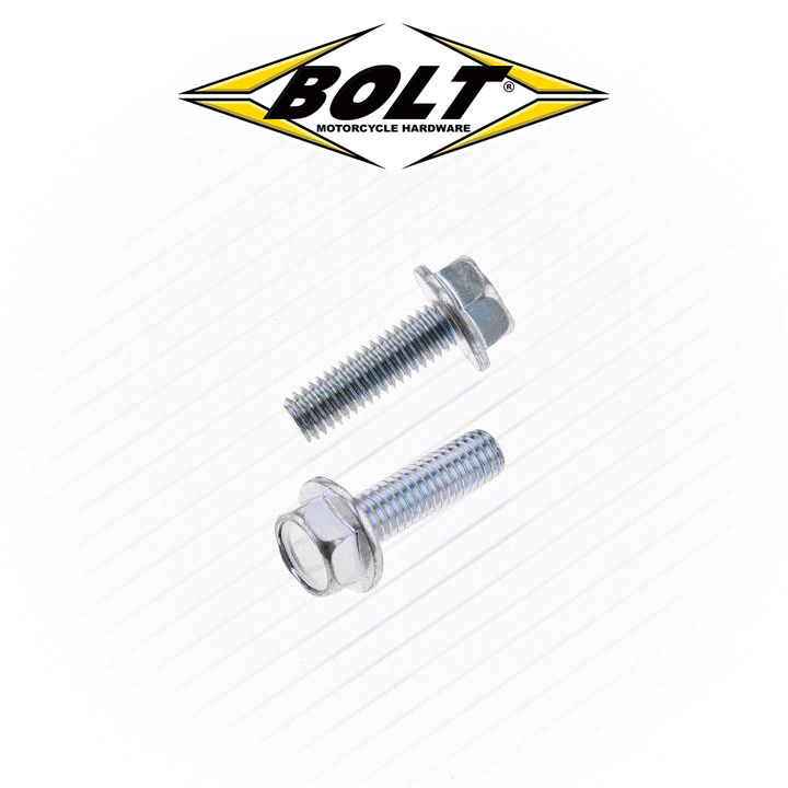 100 Pack M6-1.0 X 30mm Flange Bolts – Metric Hex Head, 10.9 Grade Steel, Zinc Plated, JIS Small Head