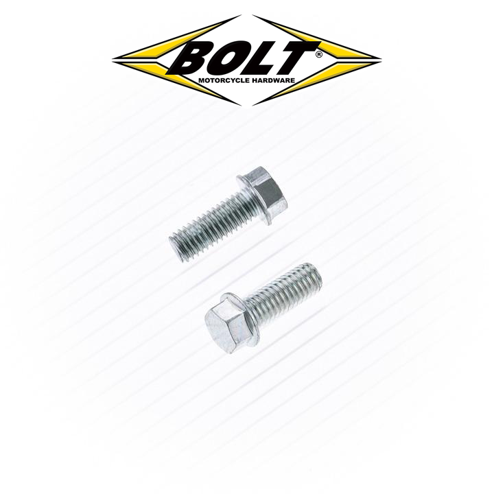 M6 8mm Hex Flange Bolts – Bolt Motorcycle Hardware