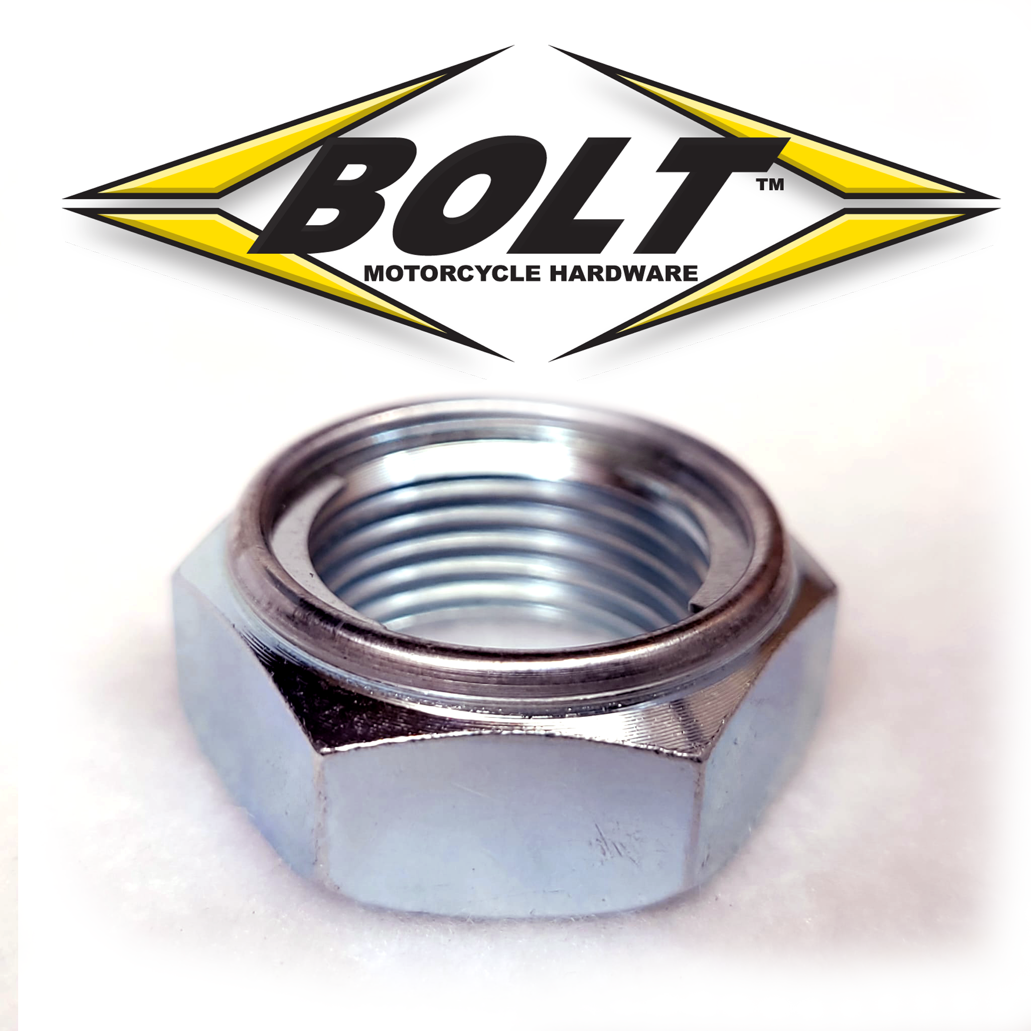 20MM Locking rear axle nut. replaces Yamaha 90185-20002-00 Kawasaki 92 ...