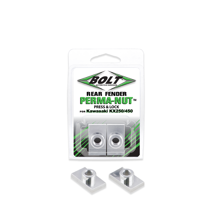 Rear Fender Perma-Nut (tm) for Kawasaki KX 250 / KX450 – Bolt