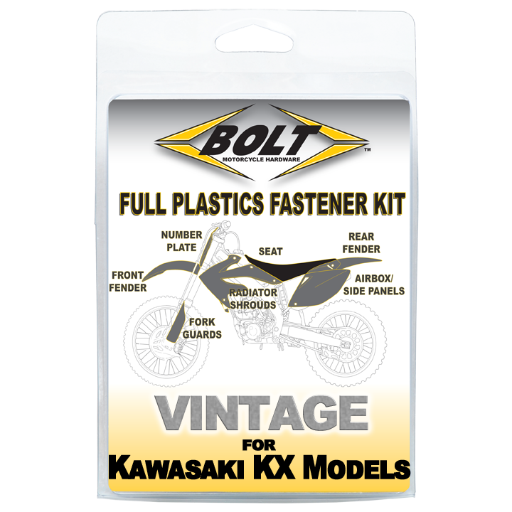 Kawasaki KX 250 1998-2002 Body Work Fastener Kit – Bolt Motorcycle