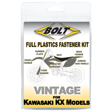 This Bolt kit includes replacements for the following Kawasaki part numbers: 92150-1340, 92154-2969, 92154-2970, 92150-1505, 92153-0503, 92150-1435, 92154-0772, 92150-1892, 92150-1507, 92153-0502, 132BA0620, 132BC0620, 92154-2972, 92154-2966, 92210-0630, 132BA0635, 132BC0635, 92154-2978, 92154-2983, 92153-0864, 92154-0915, 92154-0546, 92153-0863, 92150-1506, 132BA0630, 132BC0630, 92154-2977, 92154-1942, 92150-1486 Our fasteners are the same spec bolts as the factory.