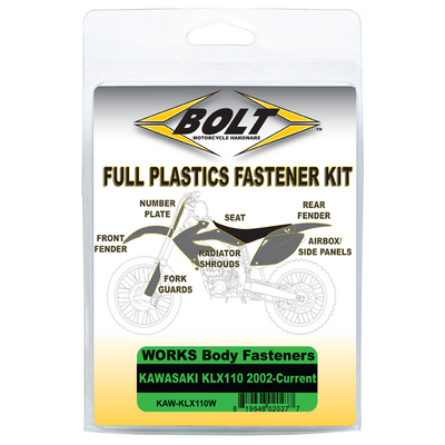 This Bolt kit includes replacements for the following Kawasaki part number: 92210-0630 Our fasteners are the same spec bolts as the factory.