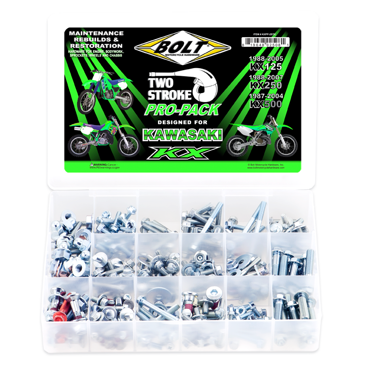 Pro Pack for Kawasaki KX / KXF – Bolt Motorcycle Hardware