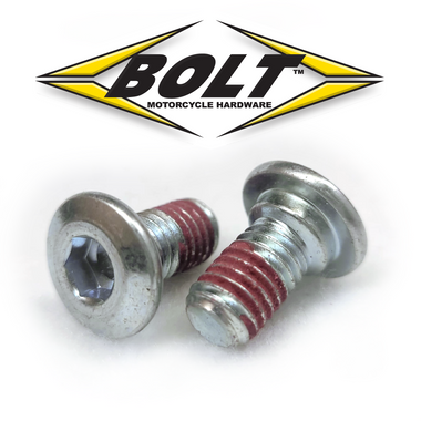 M8 Rotor Bolt replaces Suzuki part# 09139-08022 and Kawasaki part# 92150-1811 & 92150-1423.