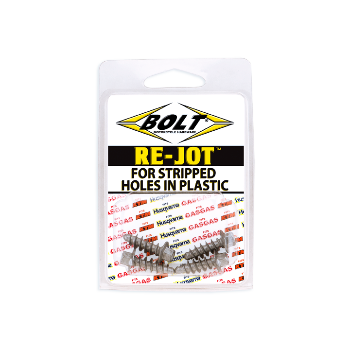 RE-JOT ™ Body Panel Screws for Stripped Holes in Plastics