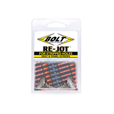 RE-JOT ™ seat & panel screws for stripped holes in plastics