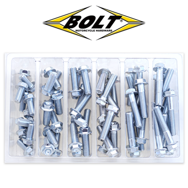 M8 10mm Hex Flange Bolt Small Service Assortment & Refills