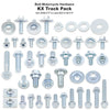 48 piece KX Track Pack hardware contents