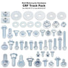 56 piece CRF Track Pack hardware contents