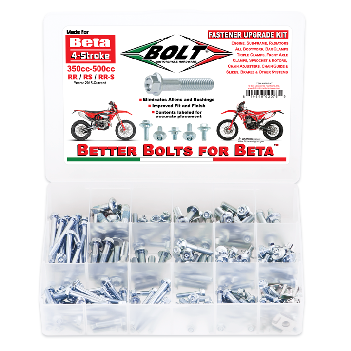 BOLT Brake Rotor Fastener Kits for BETA