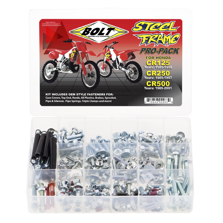 Kit Pernos Honda CR85 CR125 Kit De Tornillería Para Piñón De Honda