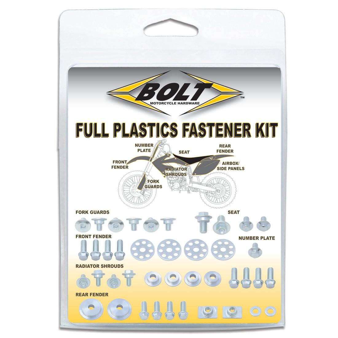 Bodywork Fasteners Engine Fastener Kit – Bolt Motorcycle Hardware