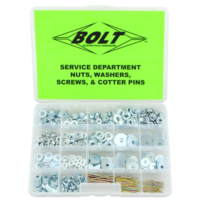 Service Department Nuts, Washers, & Cotter Pins Assortment & Refills